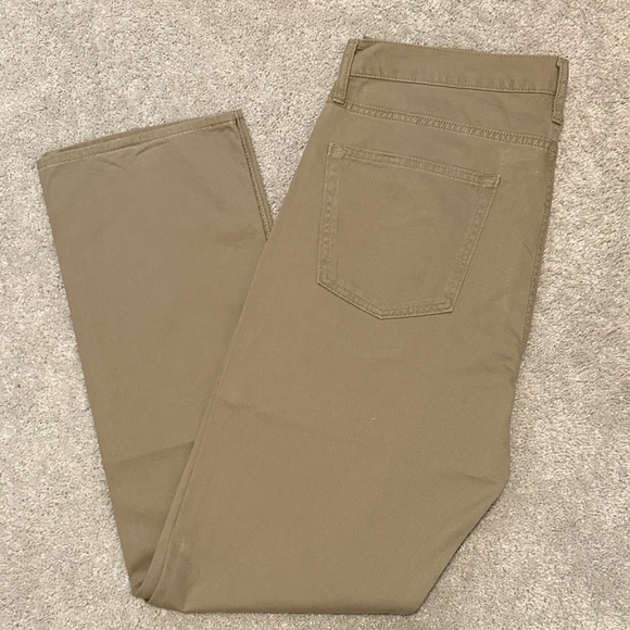 Old Navy Beige Straight-Leg Trousers - Picture 5 of 5